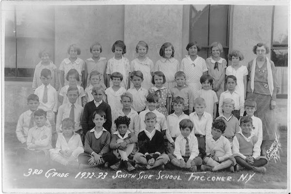 1932-1933 South Side School - 3rd grade class photo